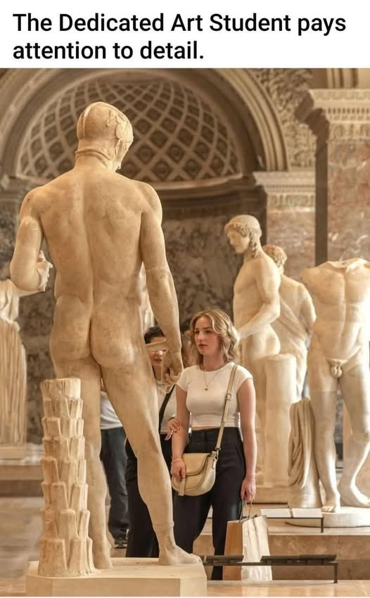 The Dedicated Art Student pays attention to detail.