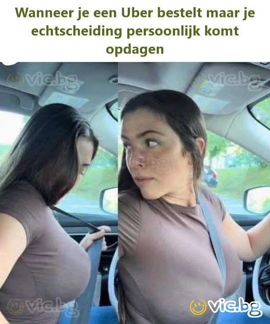 Wanneer je een Uber bestelt maar je echtscheiding persoonlijk komt opdagen