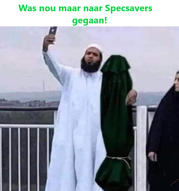 Was nou maar naar Specsavers gegaan!