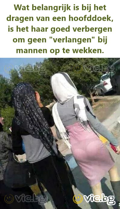 Wat belangrijk is bij het dragen van een hoofddoek, is het haar goed verbergen om geen "verlangen" bij mannen op te wekken.