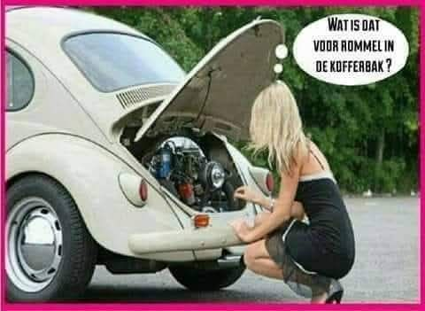 Wat is dat voor rommelin de kofferbak?