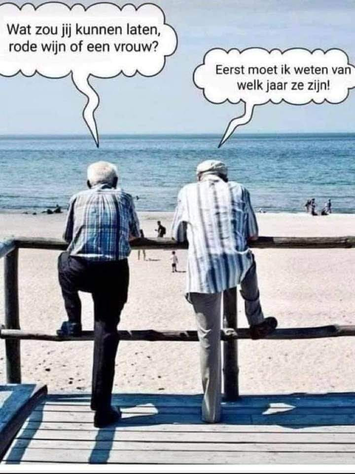 Wat zou jij kunnen laten, rode wijn of een vrou? Eerst moet ik weten van welk jaar ze zijn!