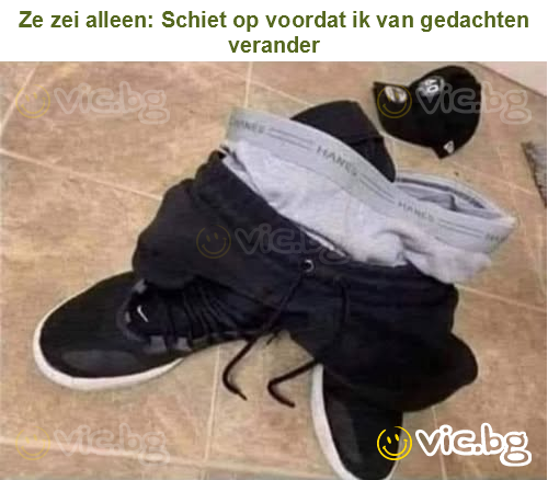 Ze zei alleen: Schiet op voordat ik van gedachten verander