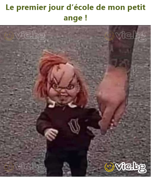 Mitt lille engels første skoledag!