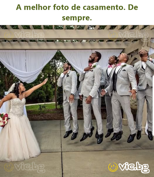 A melhor foto de casamento. De sempre.
