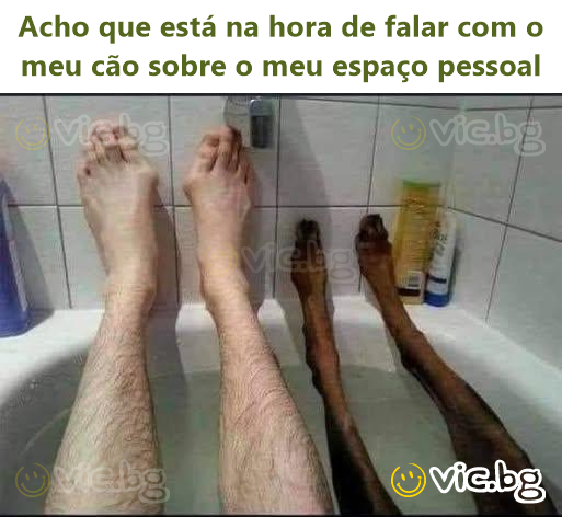 Acho que está na hora de falar com o meu cão sobre o meu espaço pessoal