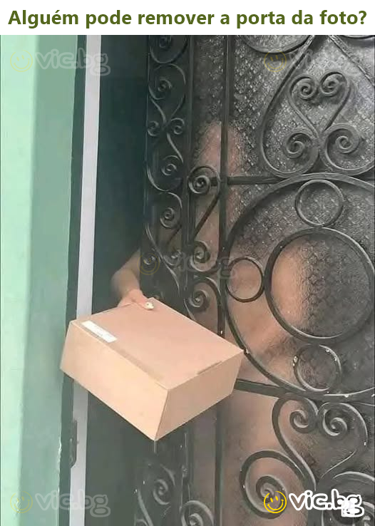 Alguém pode remover a porta da foto?