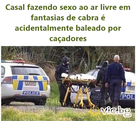 Casal fazendo sexo ao ar livre em fantasias de cabra é acidentalmente baleado por caçadores