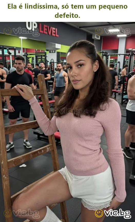 Ela é lindíssima, só tem um pequeno defeito.