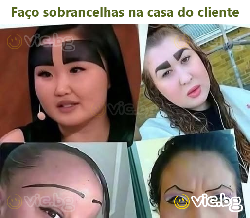 Faço sobrancelhas na casa do cliente