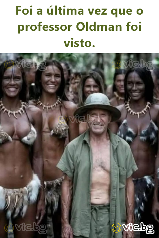 Foi a última vez que o professor Oldman foi visto.