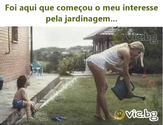 Foi aqui que começou o meu interesse pela jardinagem...