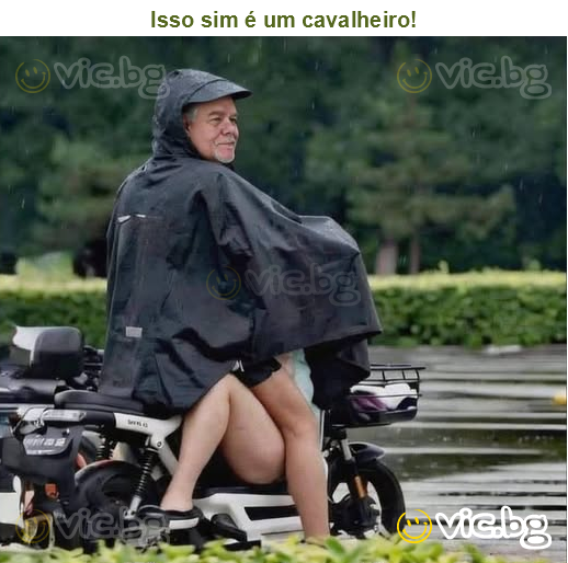 Isso sim é um cavalheiro!