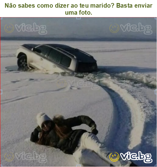 Não sabes como dizer ao teu marido? Basta enviar uma foto.