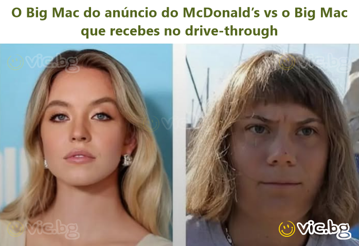 O Big Mac do anúncio do McDonald’s vs o Big Mac que recebes no drive-through