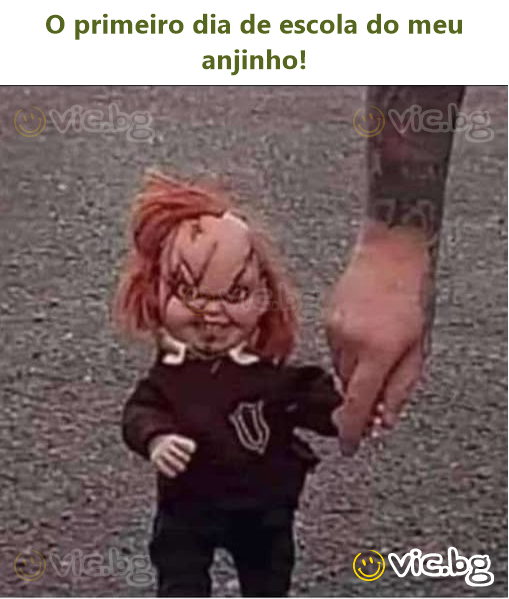 O primeiro dia de escola do meu anjinho!