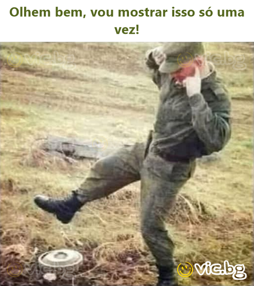 Olhem bem, vou mostrar isso só uma vez!
