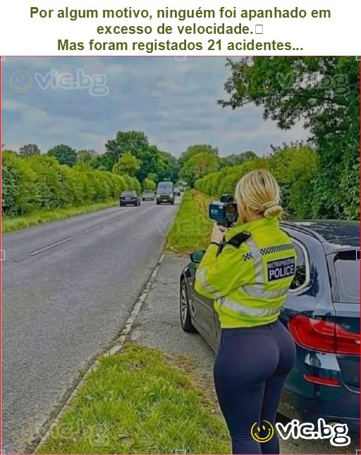 Por algum motivo, ninguém foi apanhado em excesso de velocidade.
Mas foram registados 21 acidentes...