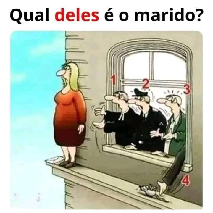 Qual deles é o marido?