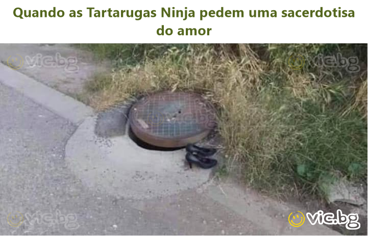 Quando as Tartarugas Ninja pedem uma sacerdotisa do amor