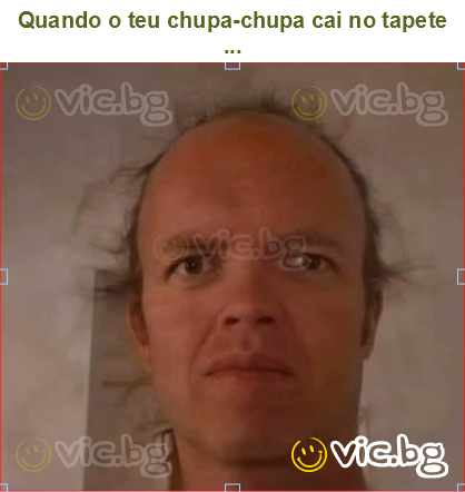Quando o teu chupa-chupa cai no tapete ...