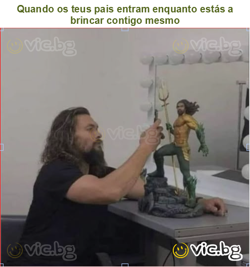 Quando os teus pais entram enquanto estás a brincar contigo mesmo