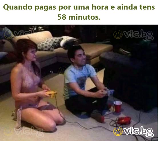 Quando pagas por uma hora e ainda tens 58 minutos.