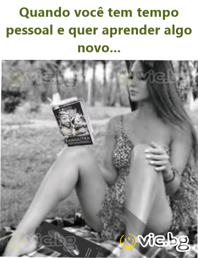 Quando você tem tempo pessoal e quer aprender algo novo...