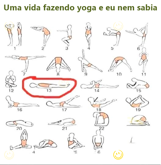 Uma vida fazendo yoga e eu nem sabia