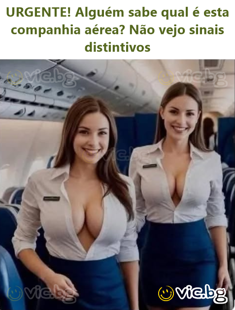 URGENTE! Alguém sabe qual é esta companhia aérea? Não vejo sinais distintivos