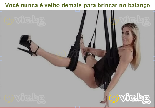 Você nunca é velho demais para brincar no balanço