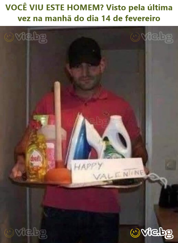 VOCÊ VIU ESTE HOMEM? Visto pela última vez na manhã do dia 14 de fevereiro