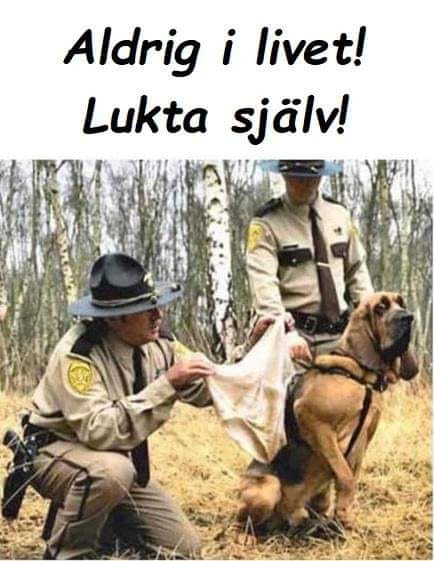 Aldrig i livet! Lukta själv!