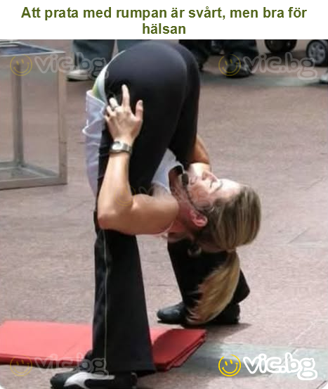 Att prata med rumpan är svårt, men bra för hälsan