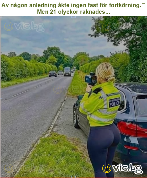 Av någon anledning åkte ingen fast för fortkörning.
Men 21 olyckor räknades...
