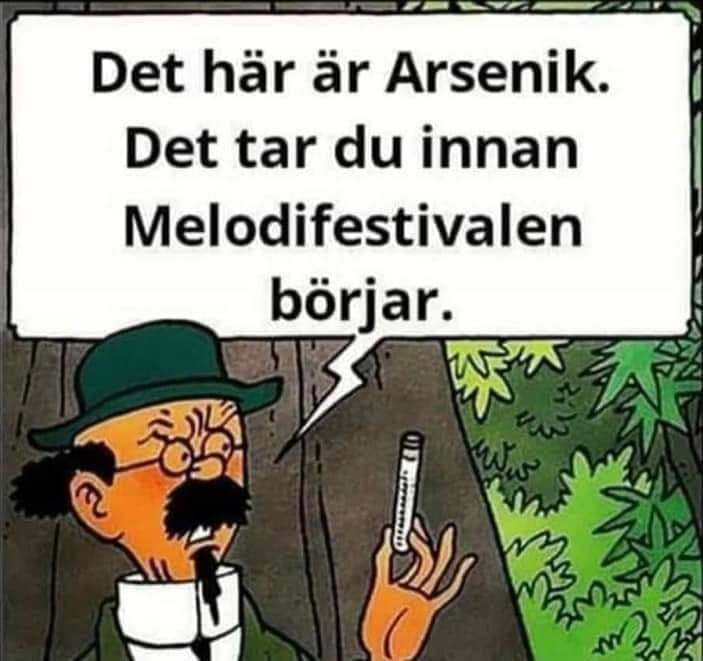 Det här är Arsenik. Det tar du innan Melodifestivalen börjar.