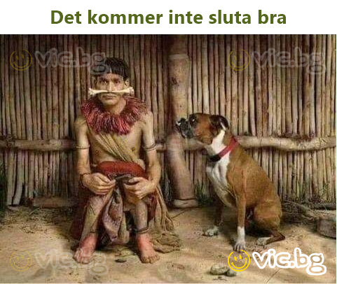 Det kommer inte sluta bra