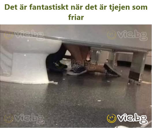 Det är fantastiskt när det är tjejen som friar