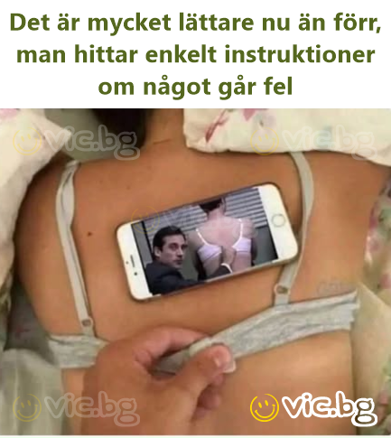 Det är mycket lättare nu än förr, man hittar enkelt instruktioner om något går fel