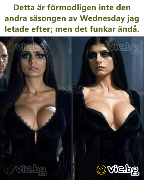 Detta är förmodligen inte den andra säsongen av Wednesday jag letade efter; men det funkar ändå.