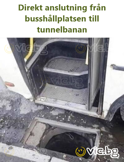 Direkt anslutning från busshållplatsen till tunnelbanan