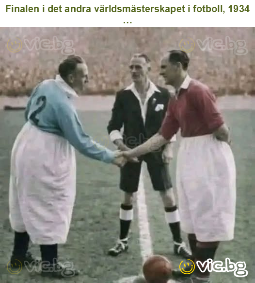 Finalen i det andra världsmästerskapet i fotboll, 1934 …