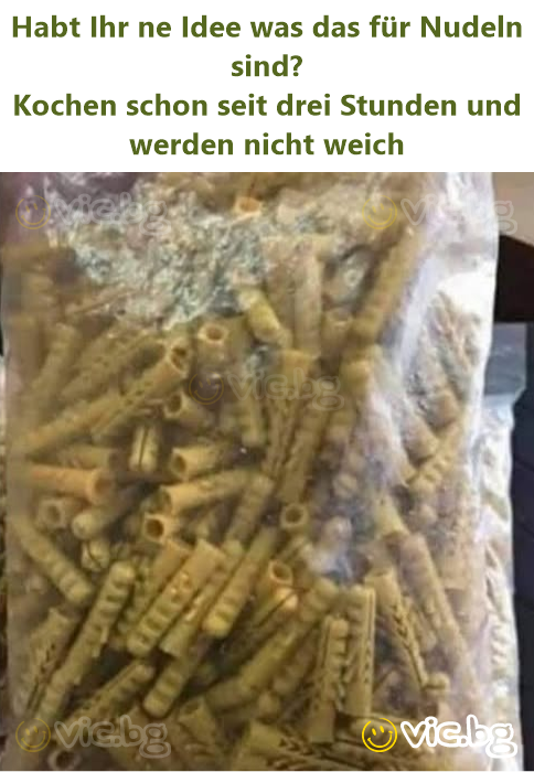 Habt Ihr ne Idee was das für Nudeln sind? Kochen schon seit drei Stunden und werden niсhт weich