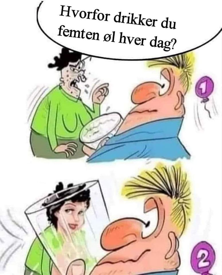 Hvorfor drikker du femten ol hver dag?