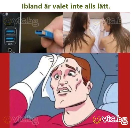 Ibland är valet inte alls lätt.