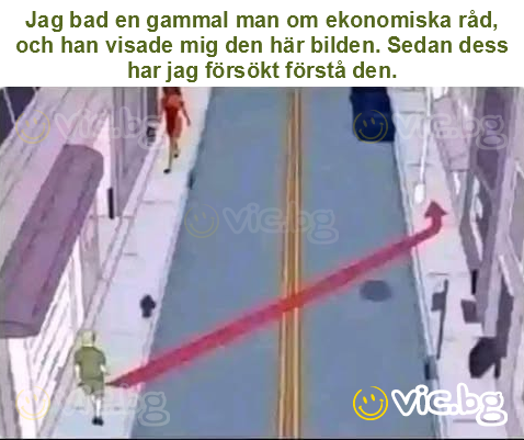 Jag bad en gammal man om ekonomiska råd, och han visade mig den här bilden. Sedan dess har jag försökt förstå den.