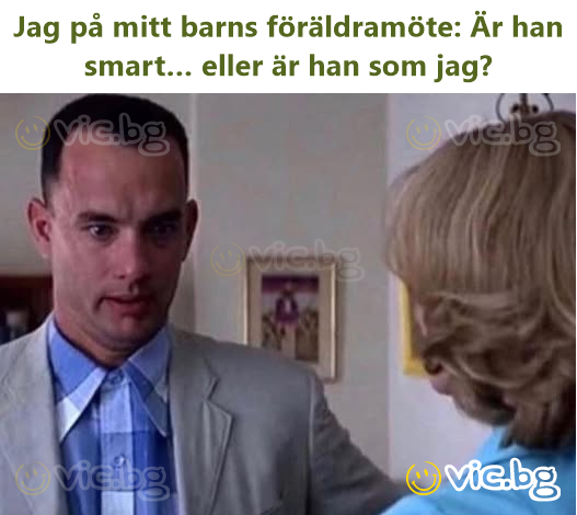 Jag på mitt barns föräldramöte: Är han smart… eller är han som jag?