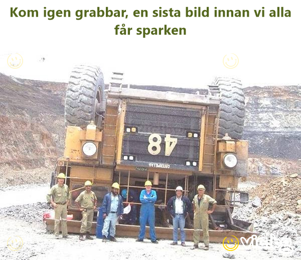 Kom igen grabbar, en sista bild innan vi alla får sparken