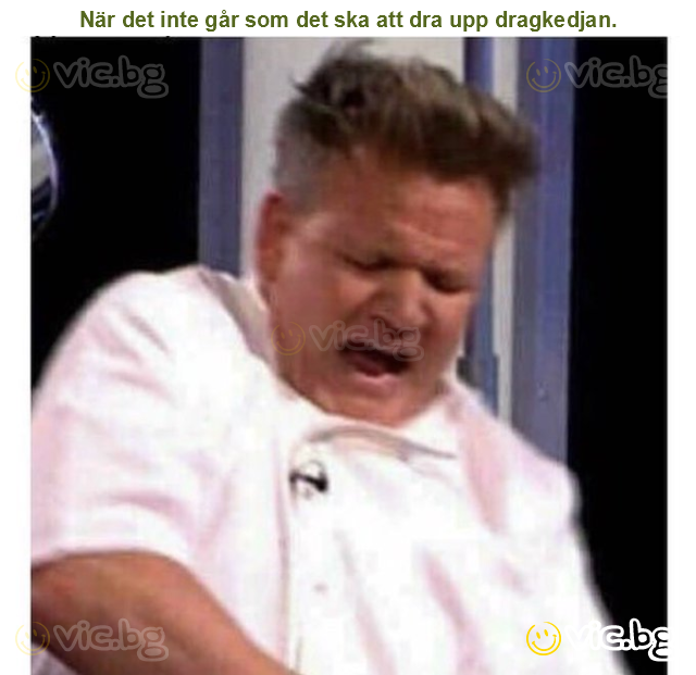 När det inte går som det ska att dra upp dragkedjan.