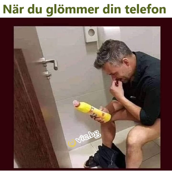 När du glömmer din telefon